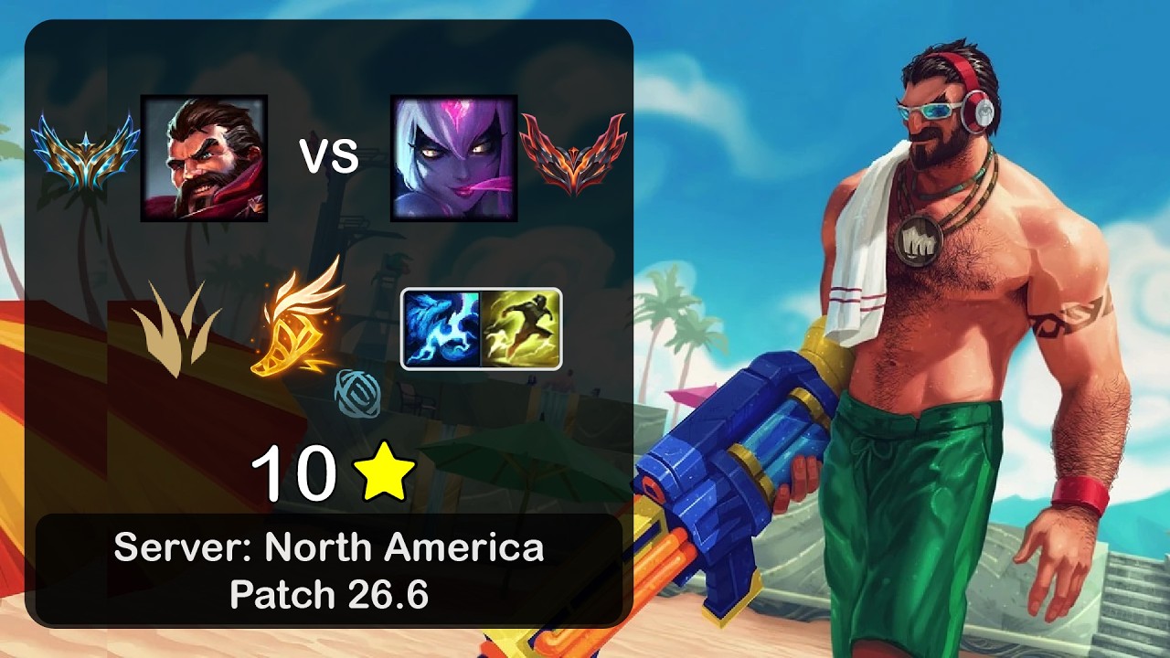 Graves Jungle vs Evelynn - NA Challenger - Patch 26.6