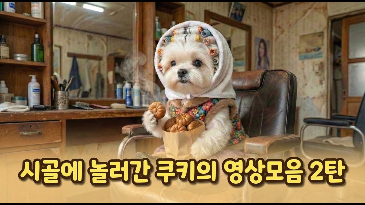 고향갈때 보는 시골에 놀러 간 쿠키 모음집 2탄 #귀경길 #설날영상 #ai #강아지인터뷰