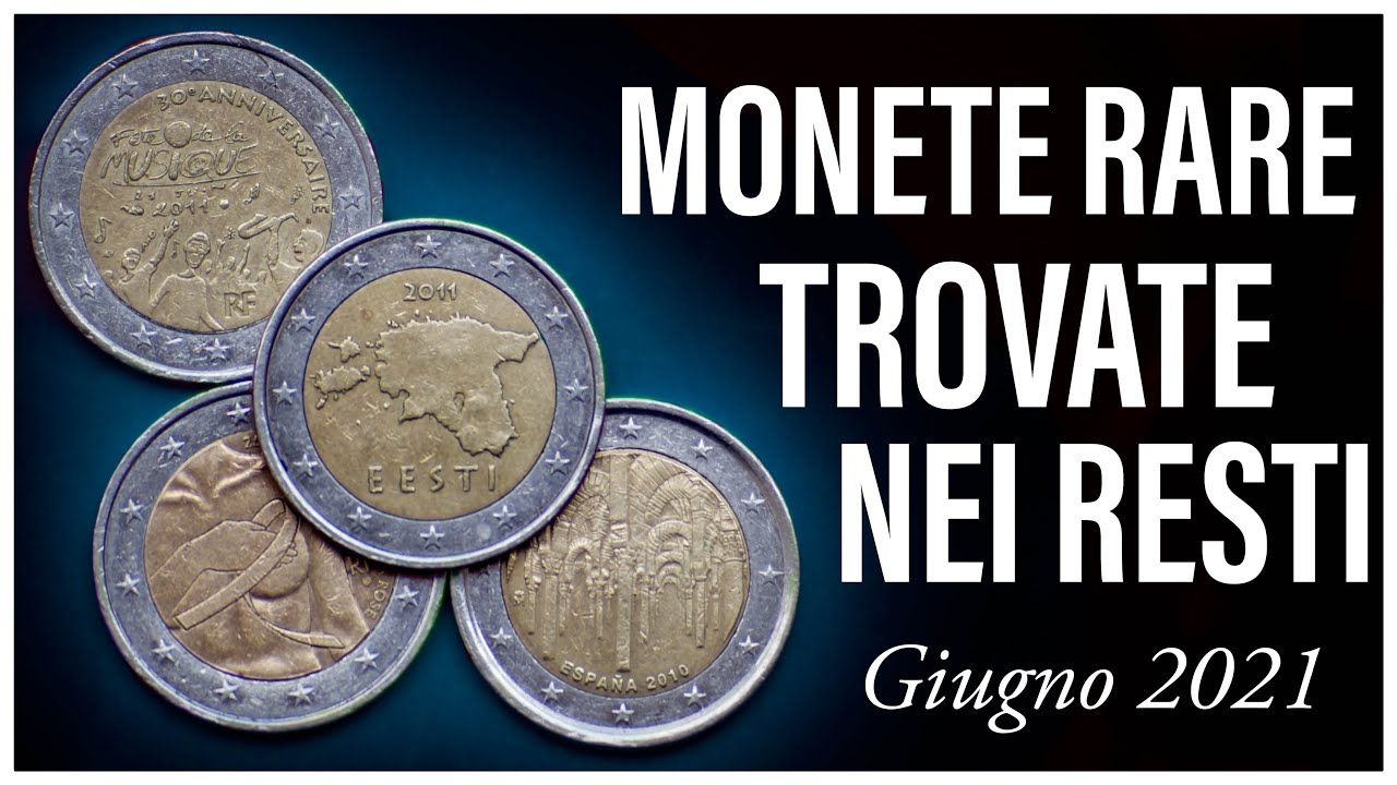 MONETE EURO RARE trovate in circolazione Primavera 2021 - € Euro Coins found in circulation
