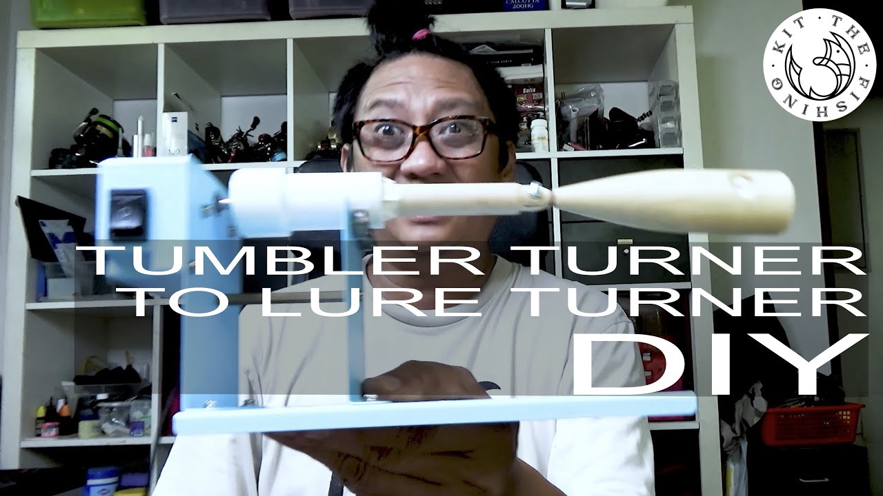 I MADE A LURE TURNER FROM A CHEAP TUMBLER TURNER - SIMPLE DIY!