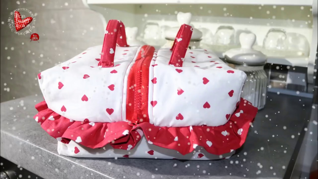Cestino porta oggetti romantico - Tutorial - ✂️ Cucito Creativo ✂️ Romantic object basket