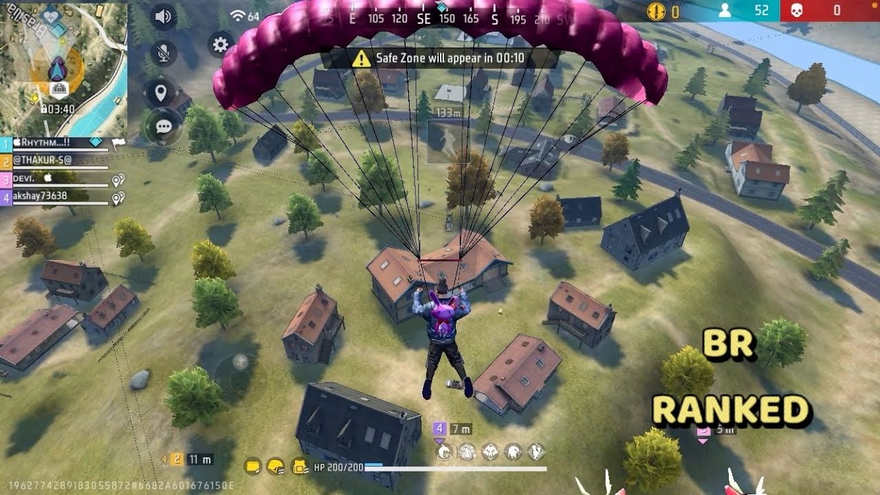Full Map Gameplay : BR RANKED (rank push diamond to heroic) ✅ IPhone 📱 #37