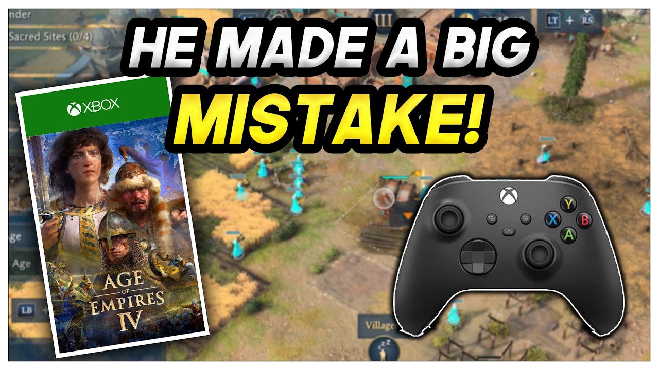 this guy made a MISTAKE! Age of Empires IV XBOX