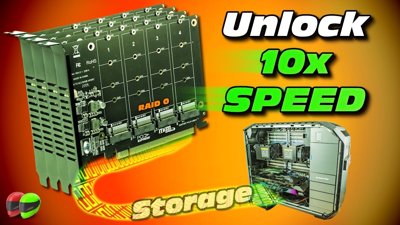 I Pooled 22 NVMe SSDs in RAID 0 - SOMETHING BROKE - No Regrets (#RACERRRZ)