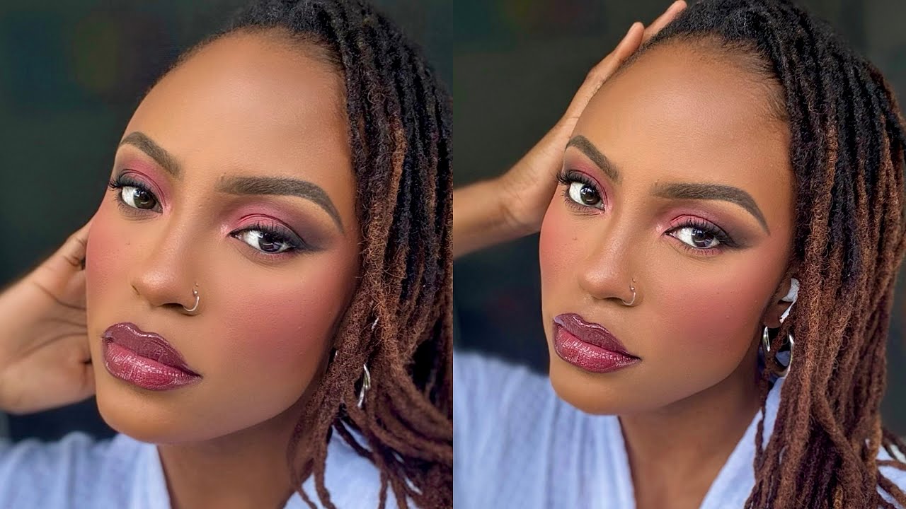 START TO FINISH FLAWLESS MAKEUP TUTORIAL || SOFT PINK MAKEUP * No false eyelashes*  