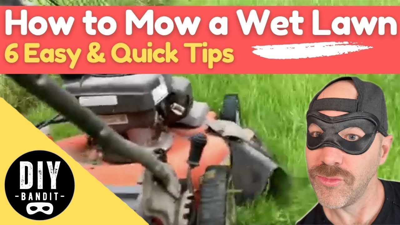 🔥 Should You Mow Your Lawn in the Rain?➔ 6 Tips for Cutting Damp/Wet Grass & Preventing Engine Stall