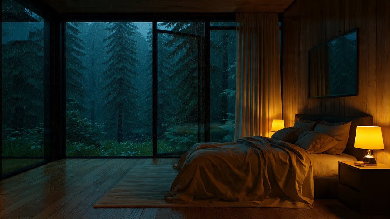 Indoor Rain Piano Music | Dreamy Piano Ambience | Rain Sound & Piano Music for Insomnia