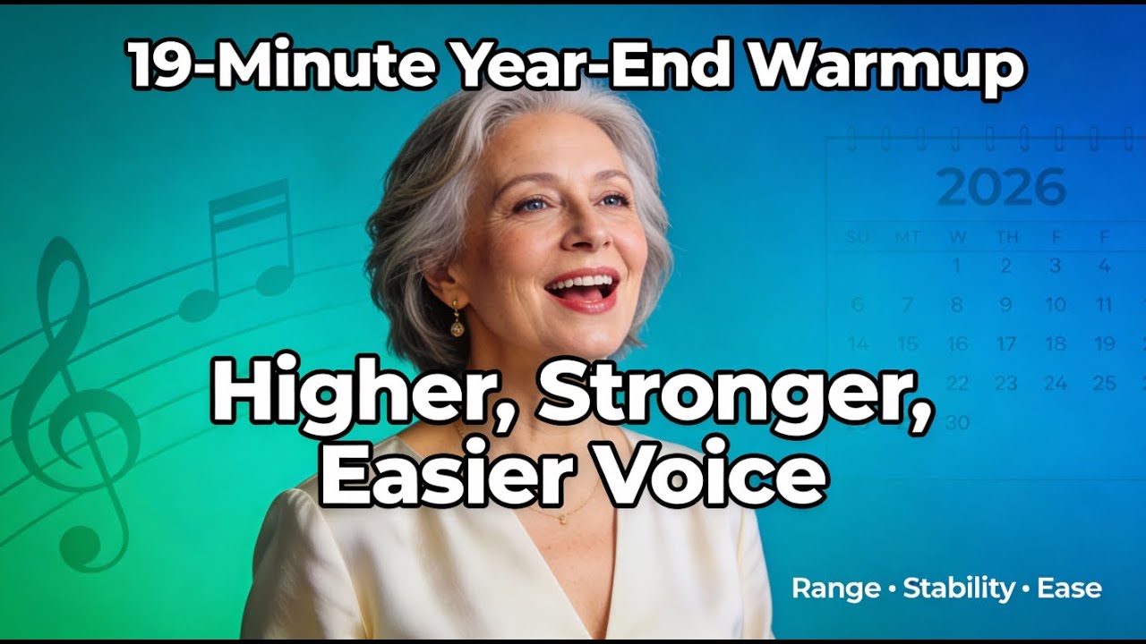 19-minute Vocal Lesson - Higher, Stronger, Easier Singing with Barbara Lewis & Singing After 40