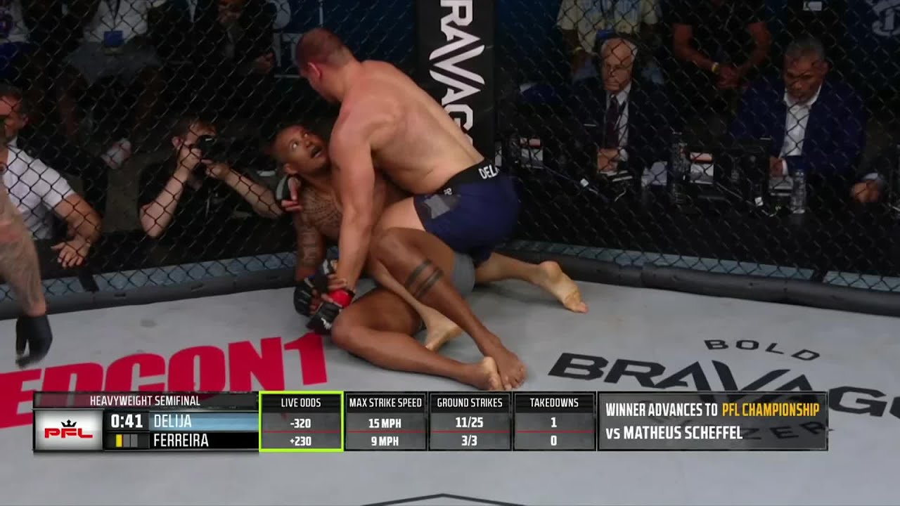 There was no escaping Ante Delija's ground and pound! #MMA #PFL #Shorts
