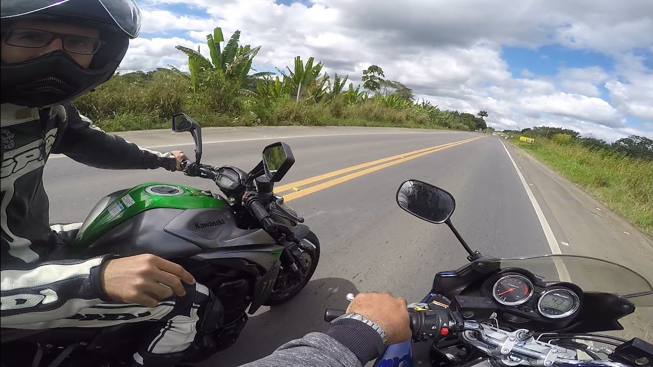 ACELERANDO FORTE A BANDIT 1250S x Z1000 !! TOPSPEED?? CARENADA É OUTRA COISA!!