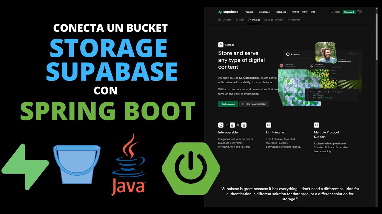 Conectate al Storage de Supabase con Java y Spring Boot