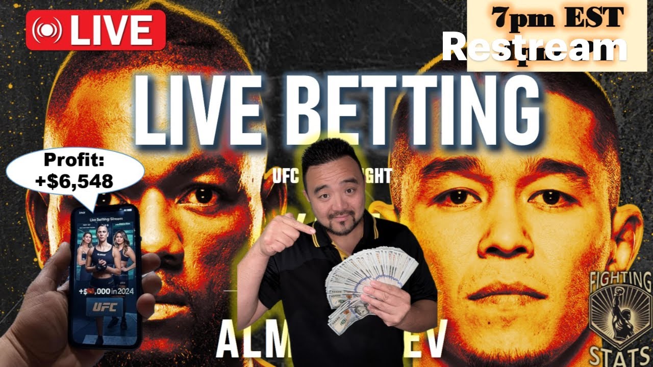🥊UFC Vegas103 Manel Kape vs Asu Almabayev | Live Betting Stream | Record: +$23,904