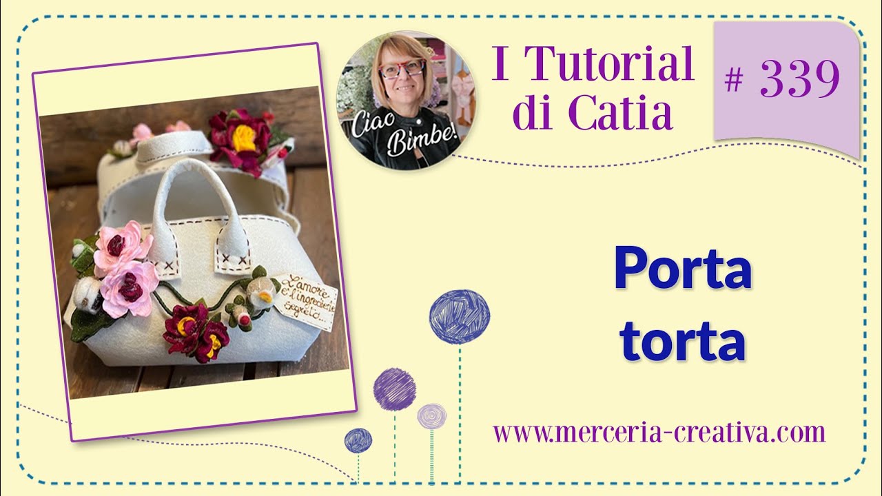 #339 PORTA TORTA TUTORIAL FAI DA TE