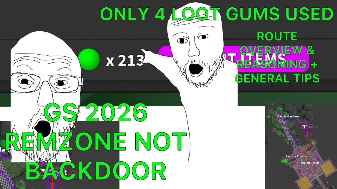 Ghost Simulator (GS) Enchanted Gum Run Remnant/Rem Zone Route + Tips 2026
