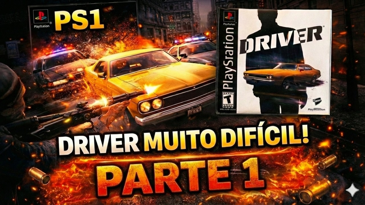 DESAFIO EXTREMO NO DRIVER   PS1 | VERY HARD – LIVE #243