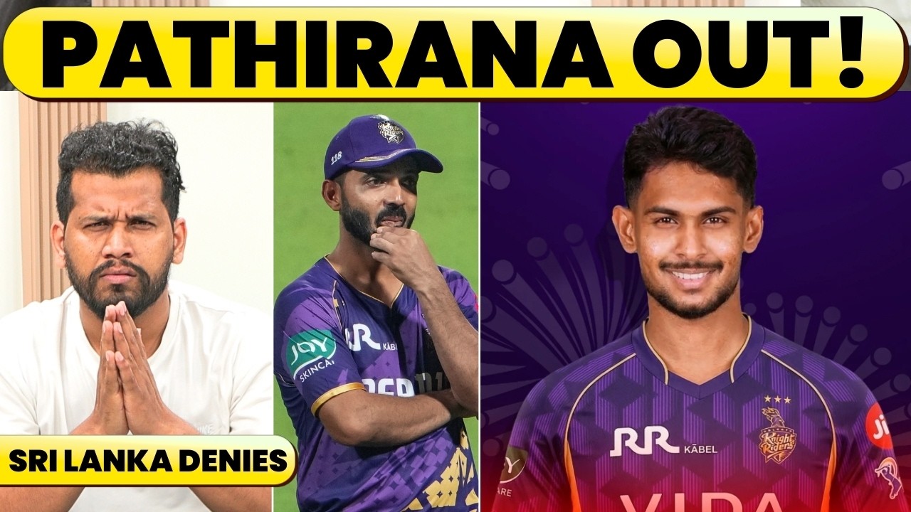 KKR ki Lag Gayi…No Pathirana…No Mangi Hui Pitch…Tournament Shuru Hone Se Pehle Ho Sakta hain KHTM