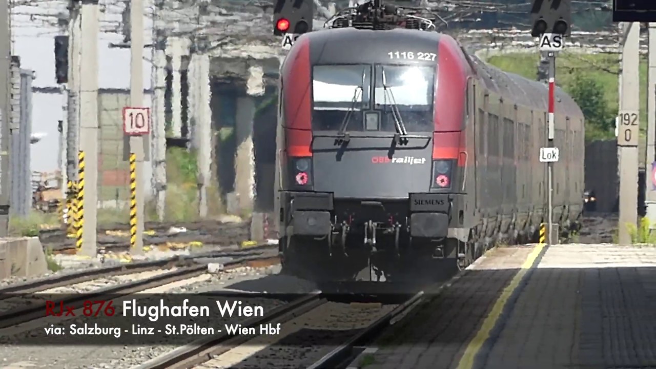 Züge in Wörgl Hbf mit ÖBB 4024, Vectron und Railjet