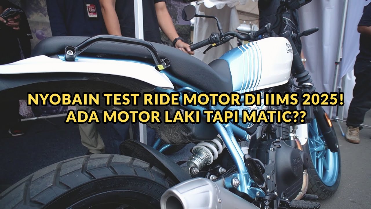TEST RIDE MOTOR DI IIMS 2025!! BISA NYOBAIN MOTOR BMW - PART 2