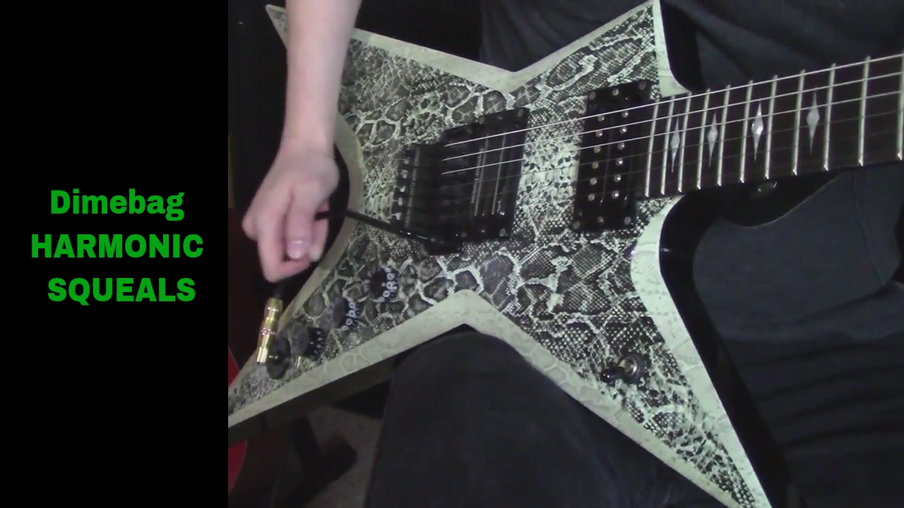 How to: Dimebag Harmonic Squeals