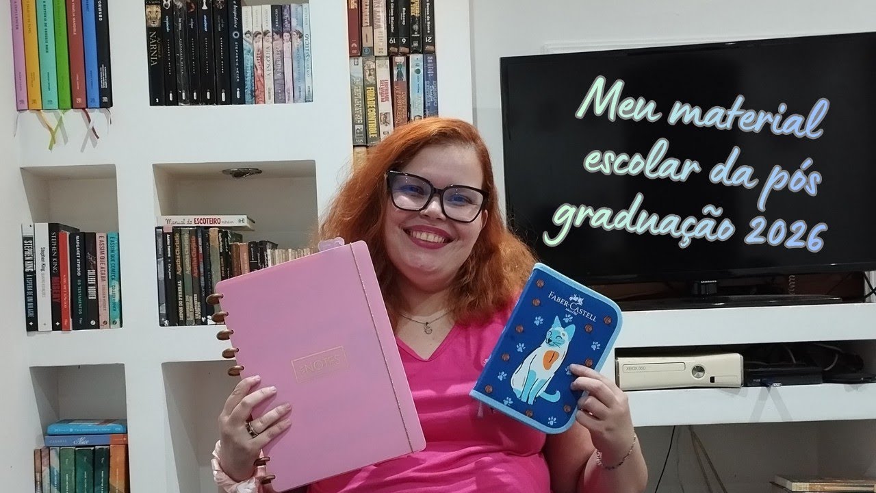 Meu Material Escolar da Pós Graduação 2026! 📚