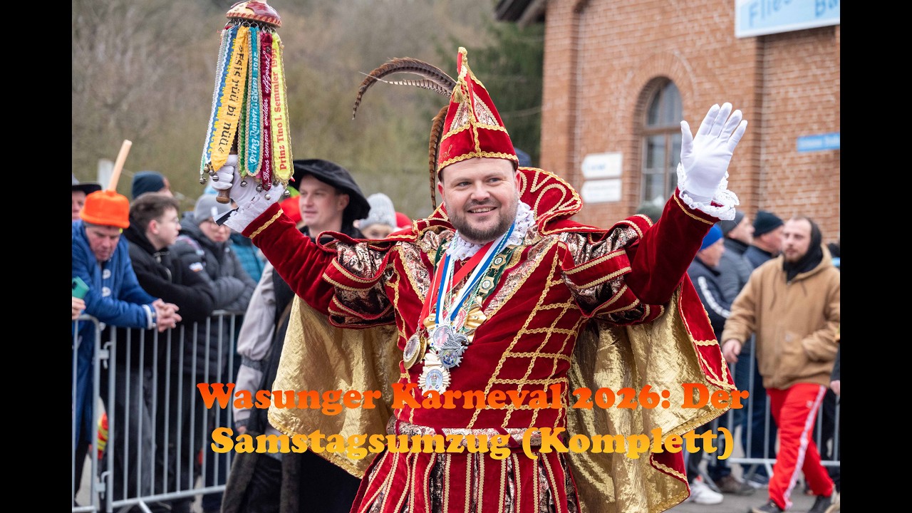 DER GROẞE UMZUG 🤡  45 Minuten PURER Karneval in Wasungen 2026 🎭