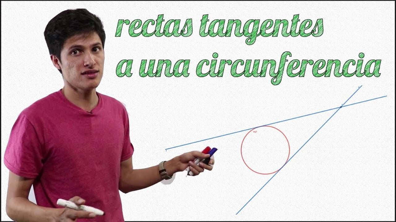 Rectas tagentes a una circunferencia que pasan por un punto dado ✍🏻 ✔️💪.