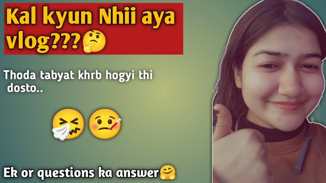 Kyun Nhii Aya Kal Vlog??🤔 | Thoda Tabyat Khrb Thi Dosto🤧||Deepti Pant||