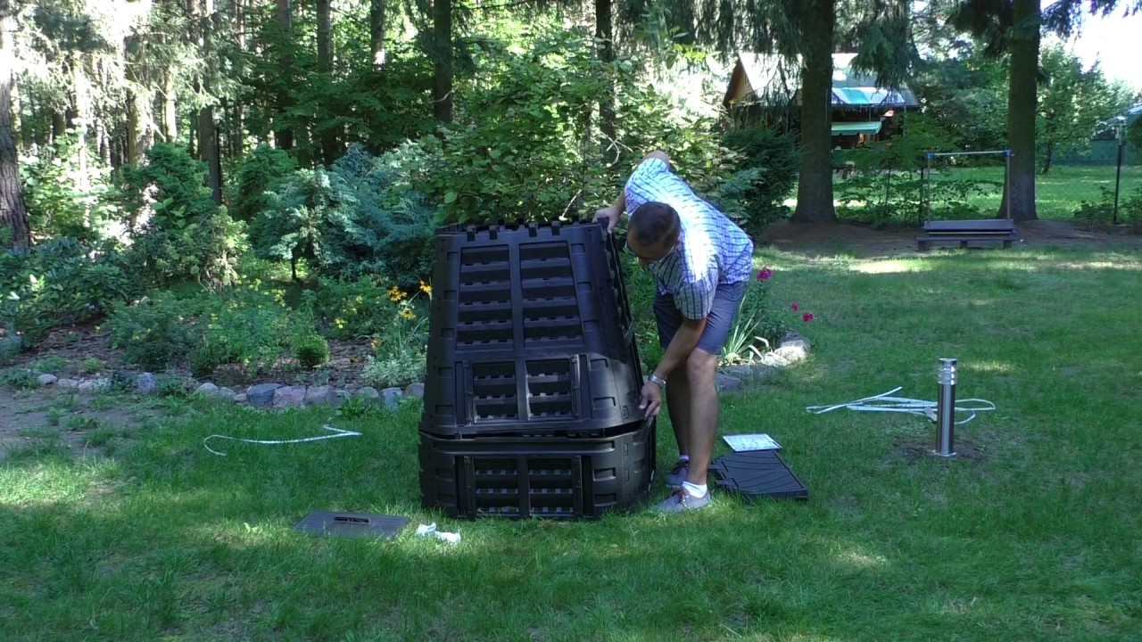 Montaż kompostownika ECOSMART-740  / Assembly of composter ECOSMART-740