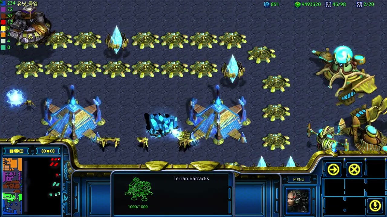 StarCraft 5 v 3 AI
