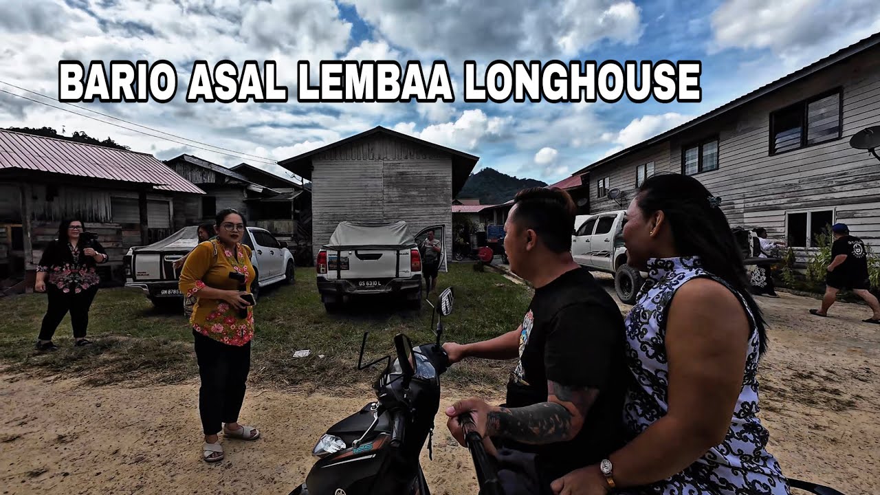 NAIK MOTOSIKAL MERONDA DI PERKAMPUNGAN BARIO // MELAWAT KE RUMAH PANJANG BARIO ASAL KELABIT //