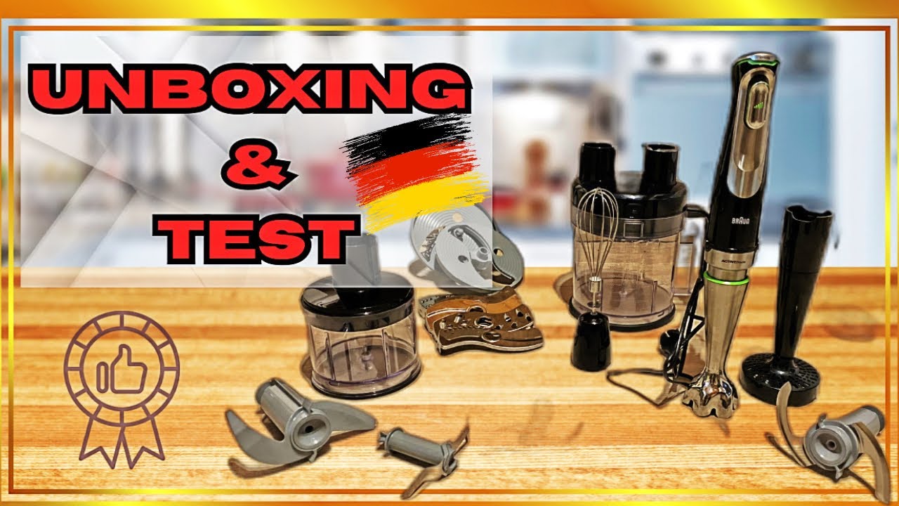 Braun MultiQuick 9 Stabmixer Test & Unboxing – hält er wirklich was er verspricht?