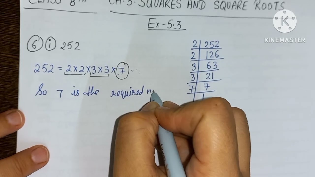 Class 8th/Ch: 5:: Squares and Square roots/Ex.5.3/ Ques.no 6/NCERT New syllabus#2025-26#cbse