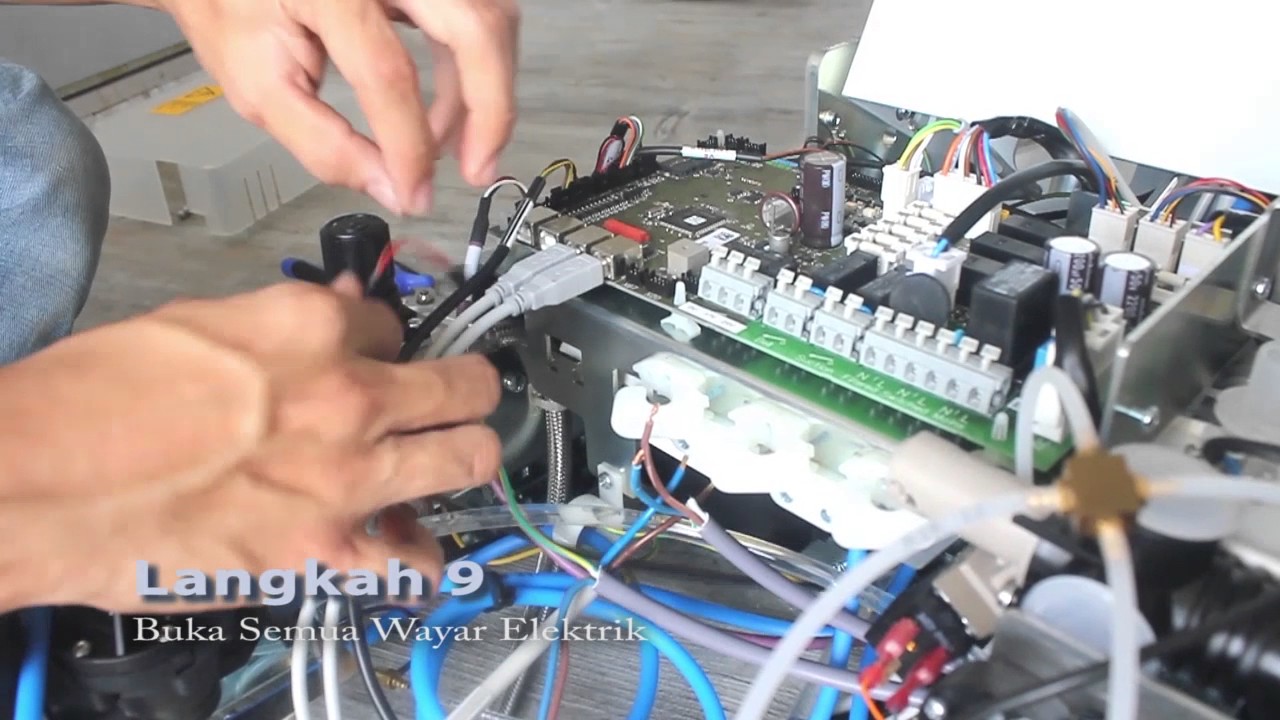 Persediaan Menghadapi Banjir - Tutorial Mengeluarkan PCB Box Kerusi Pergigian Kavo E30