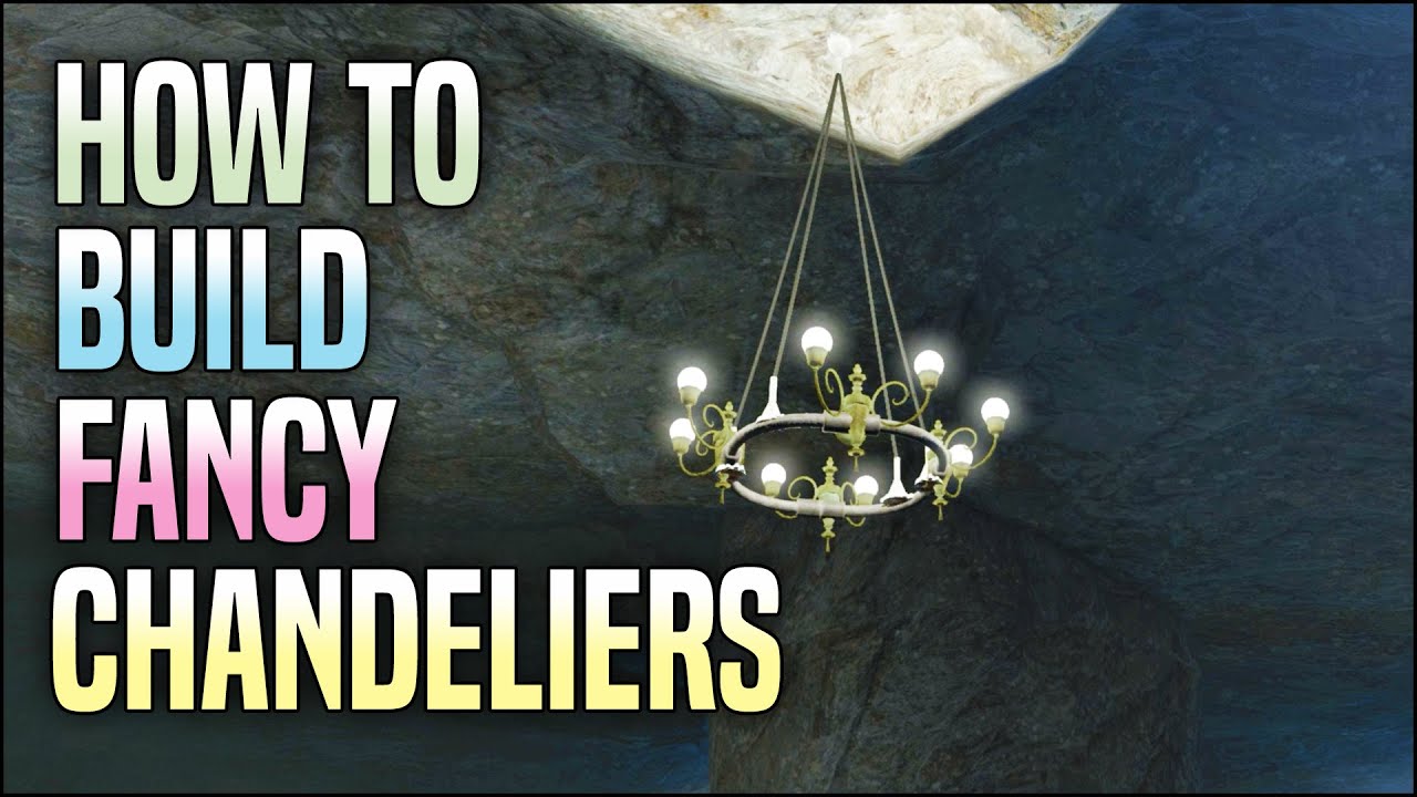 Building Fancy Chandeliers 💡 Fallout 4 No Mods Shop Class