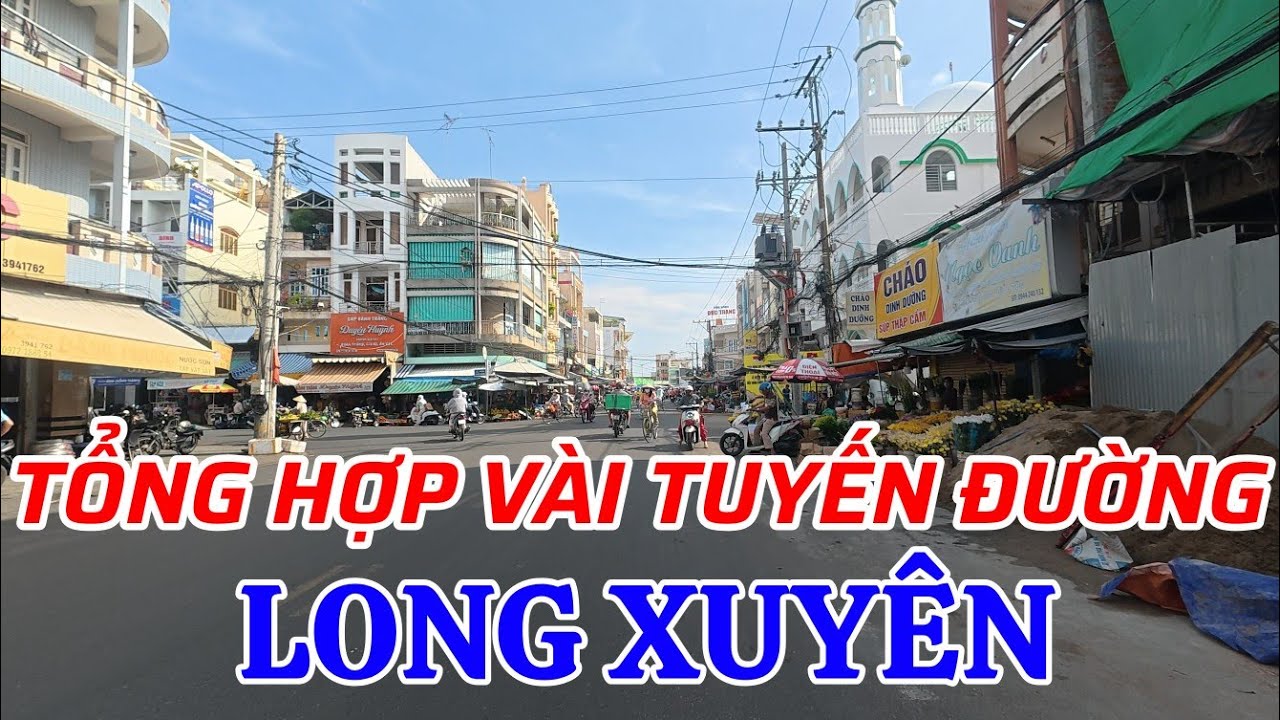 Các tuyến đường quen thuộc của người Long Xuyên buổi sáng 12-2025