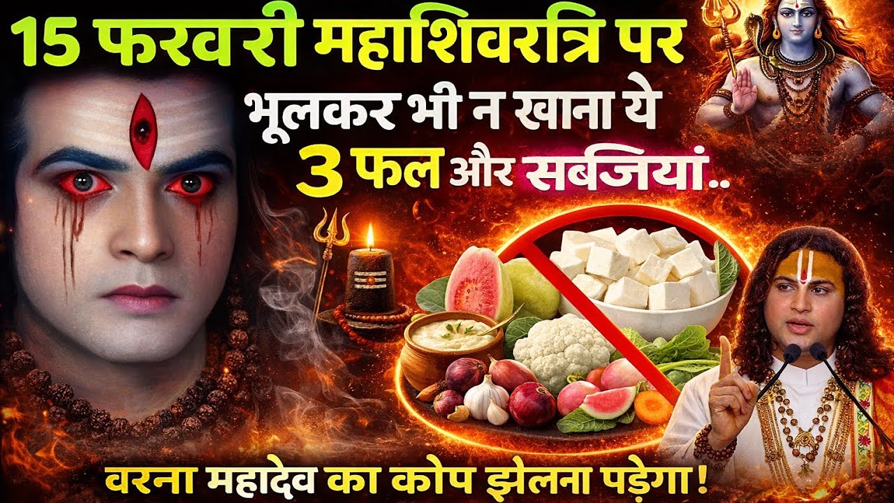 15 फरवरी चाहे भूखे रह जाना पर भूलकर भी मत खा लेना ये 5 चीजें भोलेनाथ के प्रकोप से जीवन नाश हो जाएगा😱