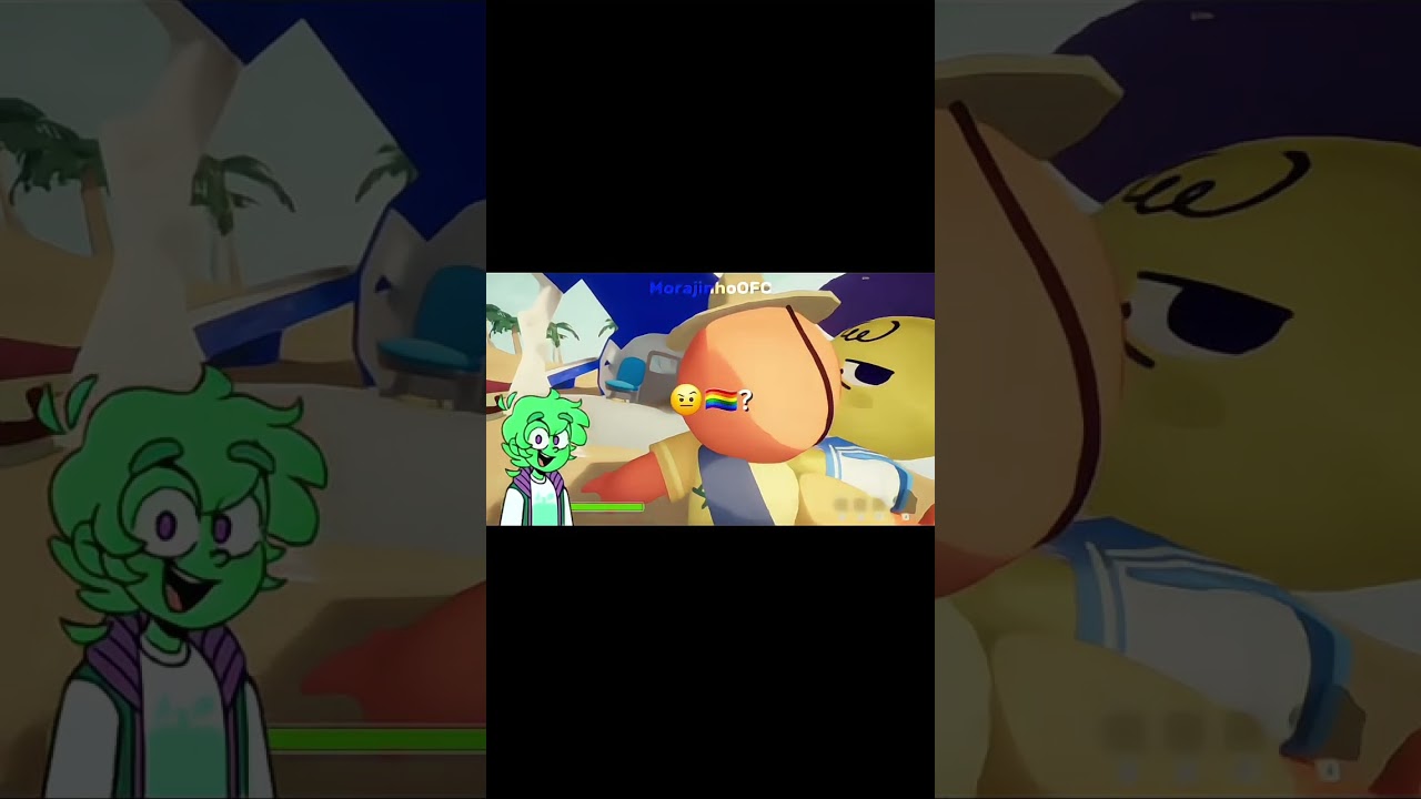 o Morajo lascando um beij&atilde;o no Linn😶 (n&atilde;o &eacute; shipp) #torajoverso #memes #torajo #mundotorajo