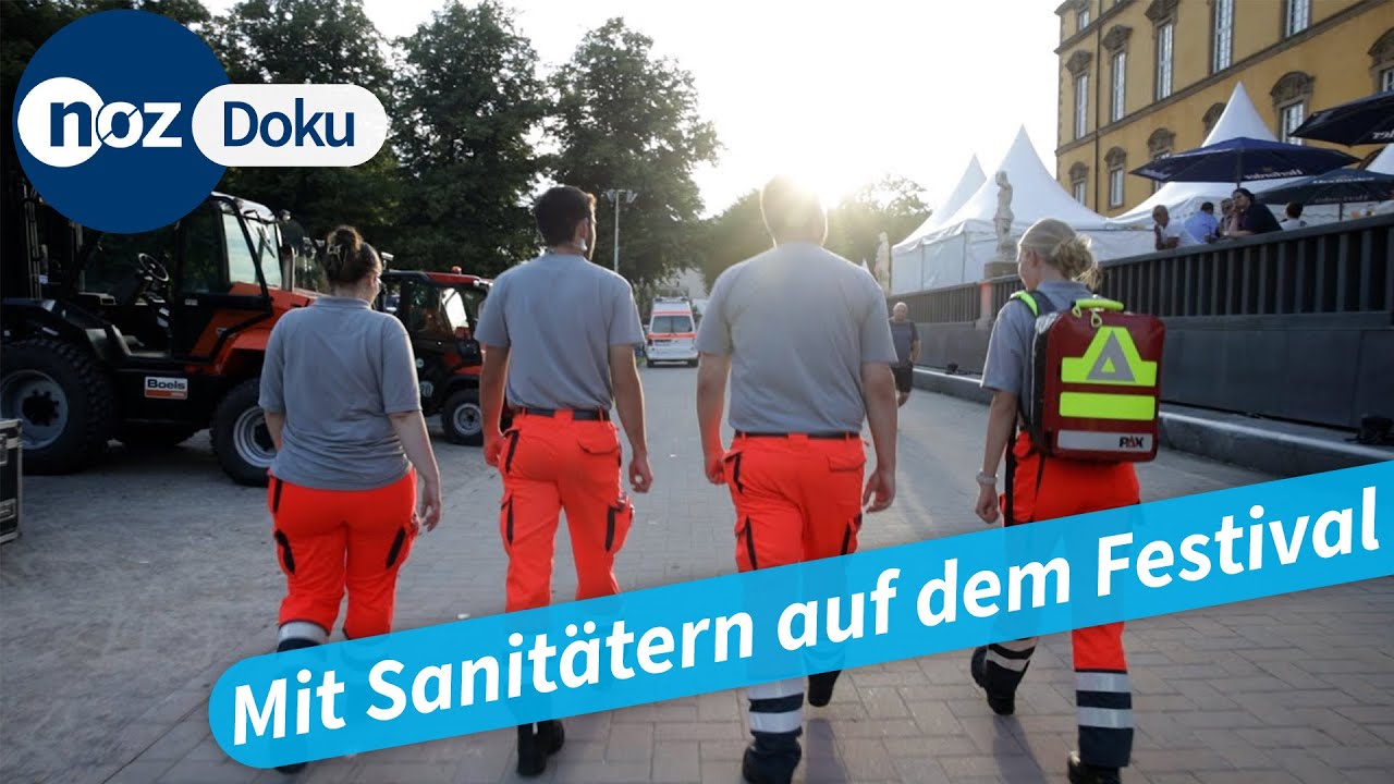 Unterwegs mit den Sanitätern auf dem Osnabrücker Schlossgarten Open Air