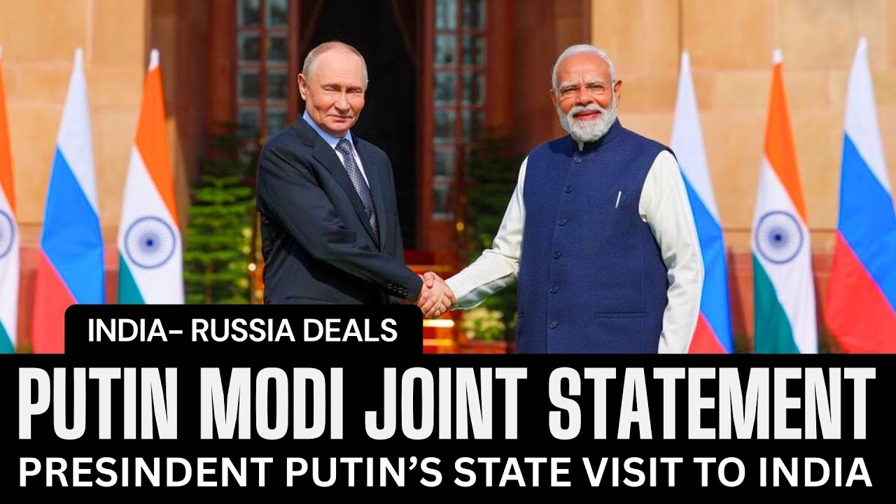 Russian President Vladimir Putin And Indian PM Narendra Modi Joint Statement | 23rd Annual Summit