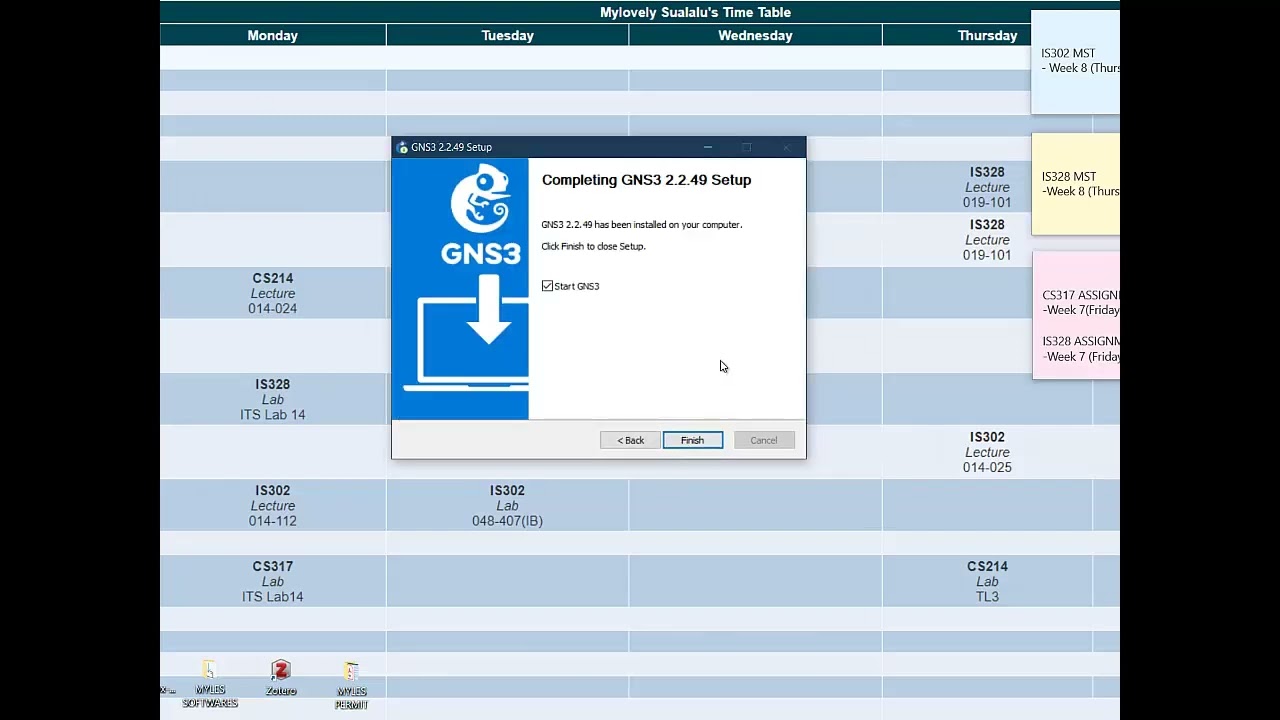 CS317 Assignment_1_Question_1-GNS 3 Installation
