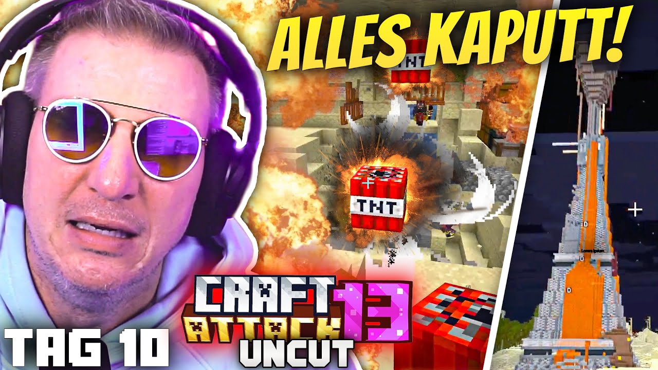 LETZTES mal CRAFT ATTACK 13😱 ALLES WIRD ZERST&Ouml;RT💥🤣 | SCHRADIN bei CRAFT ATTACK 13 UNCUT #10