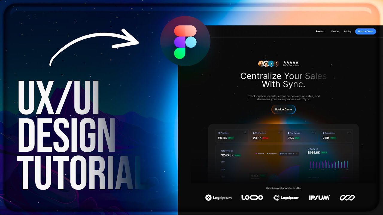 Beautiful Landing Page Design Tutorial in Figma