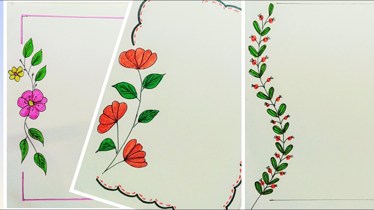 top most 3 beautiful border designs