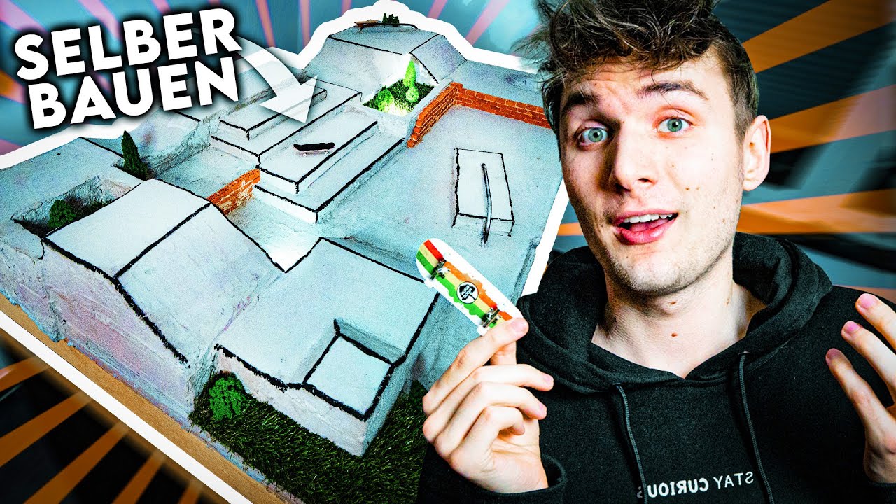 Riesen Finger-Skateboard Park selber bauen