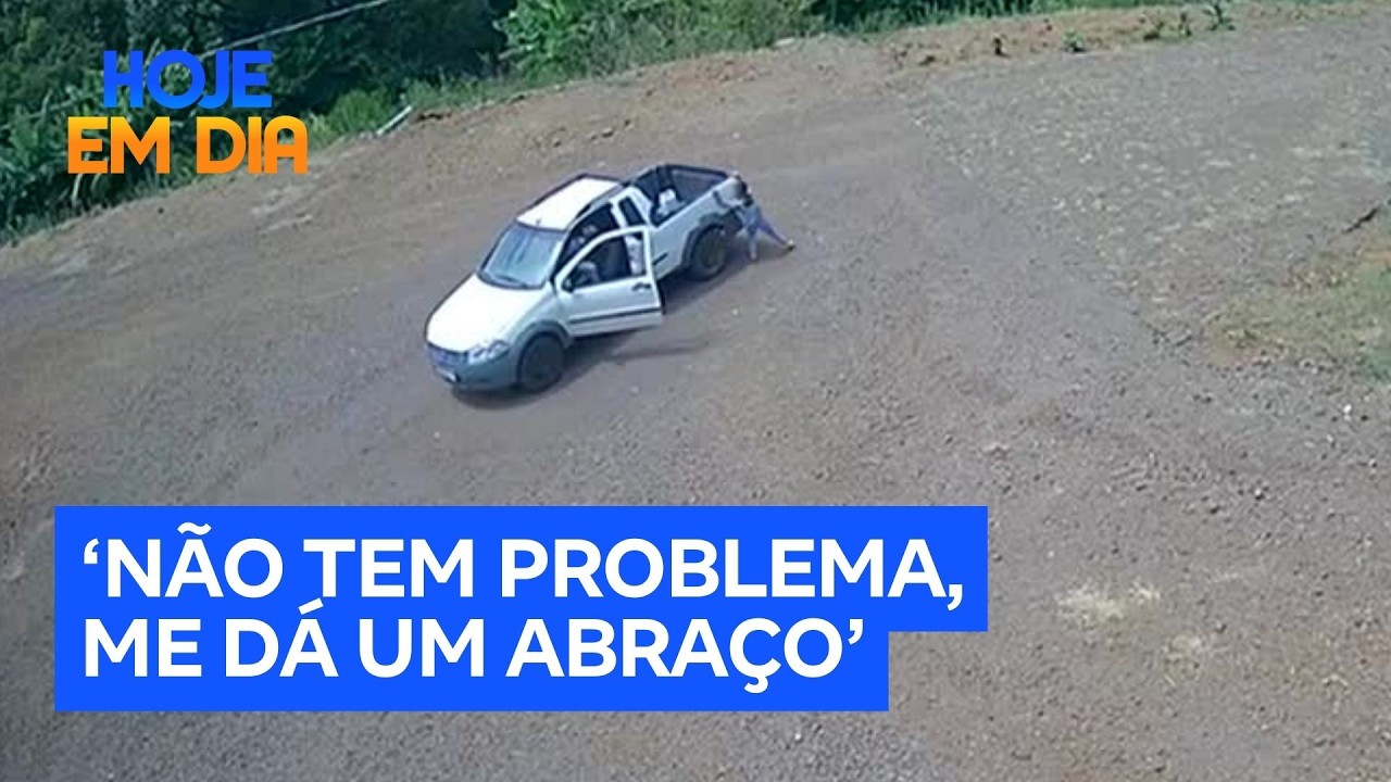 Susto no PR: gêmeos soltam freio do carro do pai e por pouco escapam de capotamento