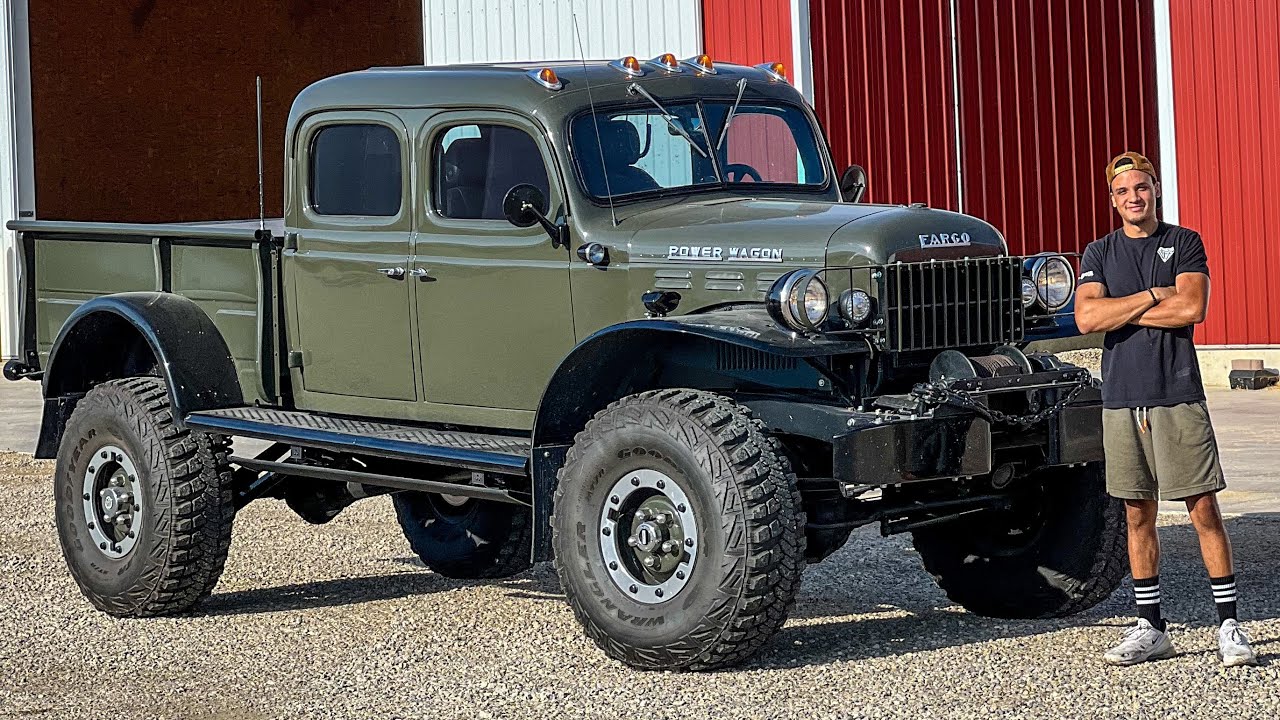 This CUMMINS SWAPPED 1953 Dodge Power Wagon is the Most UNIQUE Truck I’ve Ever Seen!