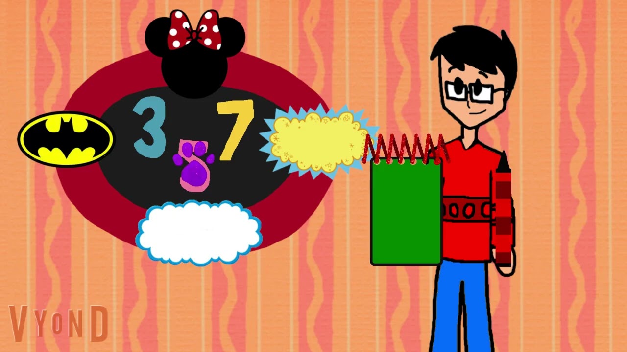Minnie’s clues and you drawing 3 clues how to draw the number 5