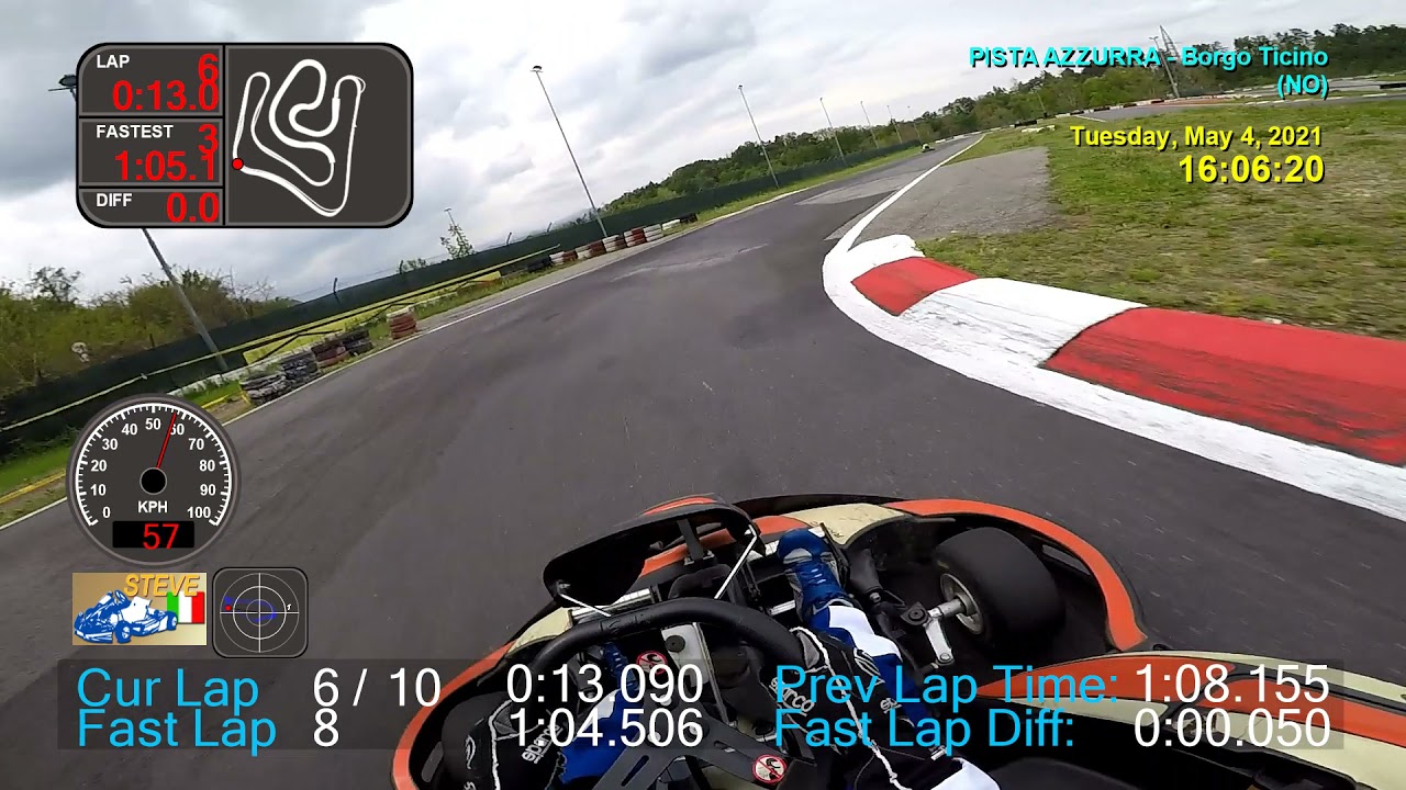 Allenamento individuale, sessione 1, presso Pista Azzurra, Borgo Ticino, del 04/05/2021