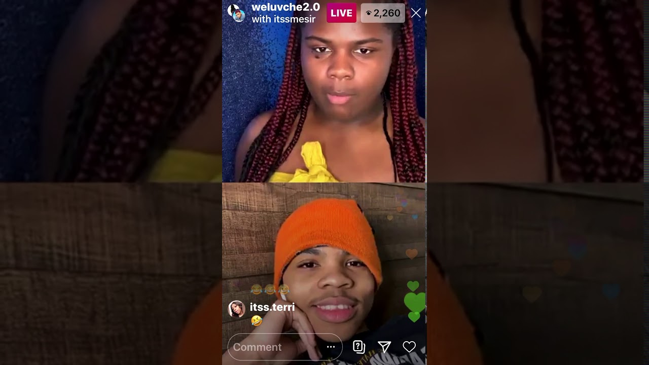 Weluvche live with miss mammas gets banned from instagram live FUNNY MONKEY LIVE😂