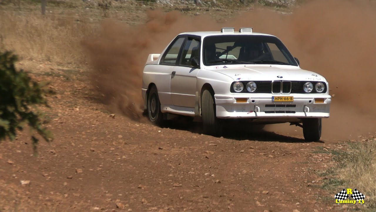 Test Rallye Terre BMW M3 E30 Tom Pieri- M. McCormack- G. Gheysen